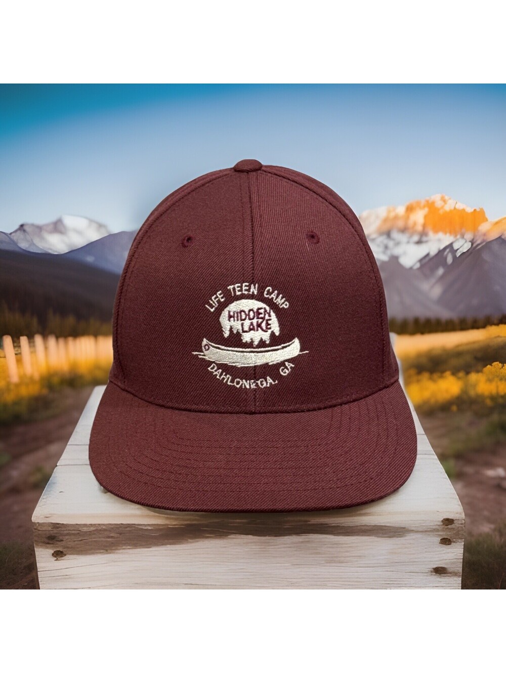 Hidden Lake Life Teen Camp Retreat Missionaries Dahlinega Georgia Baseball Cap